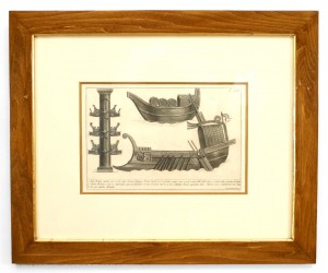 Italian neo classic military objects print 17