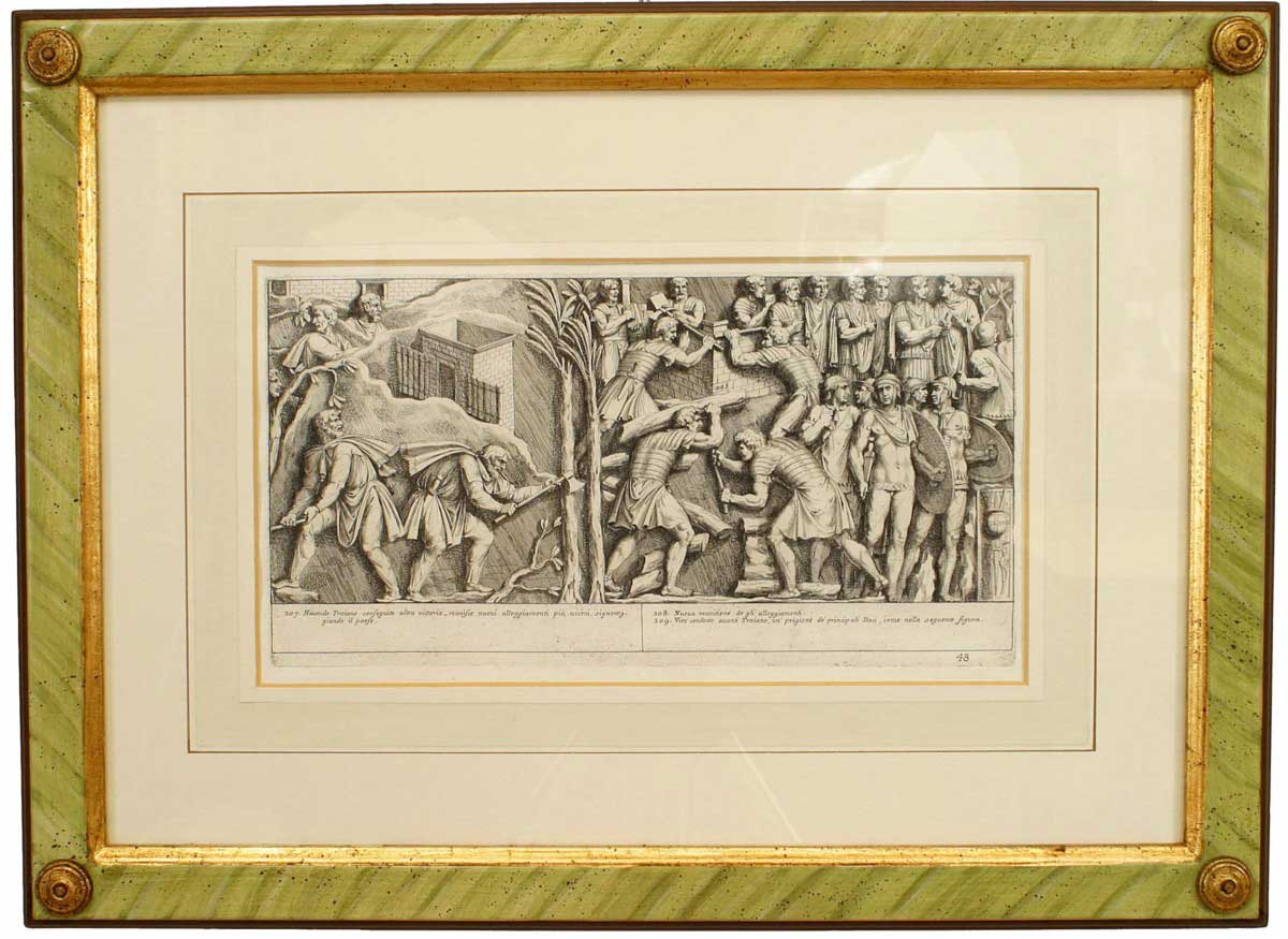 Neo classic roman historical scene print 60