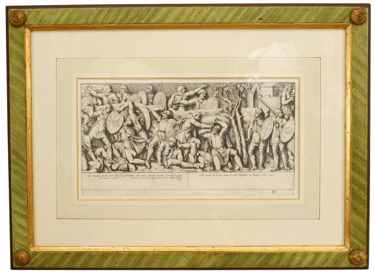 Neo classic roman historical scene print 39