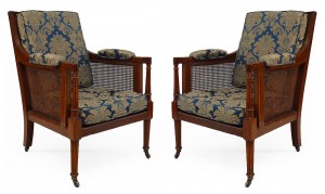 English regency oak arm chairs 1