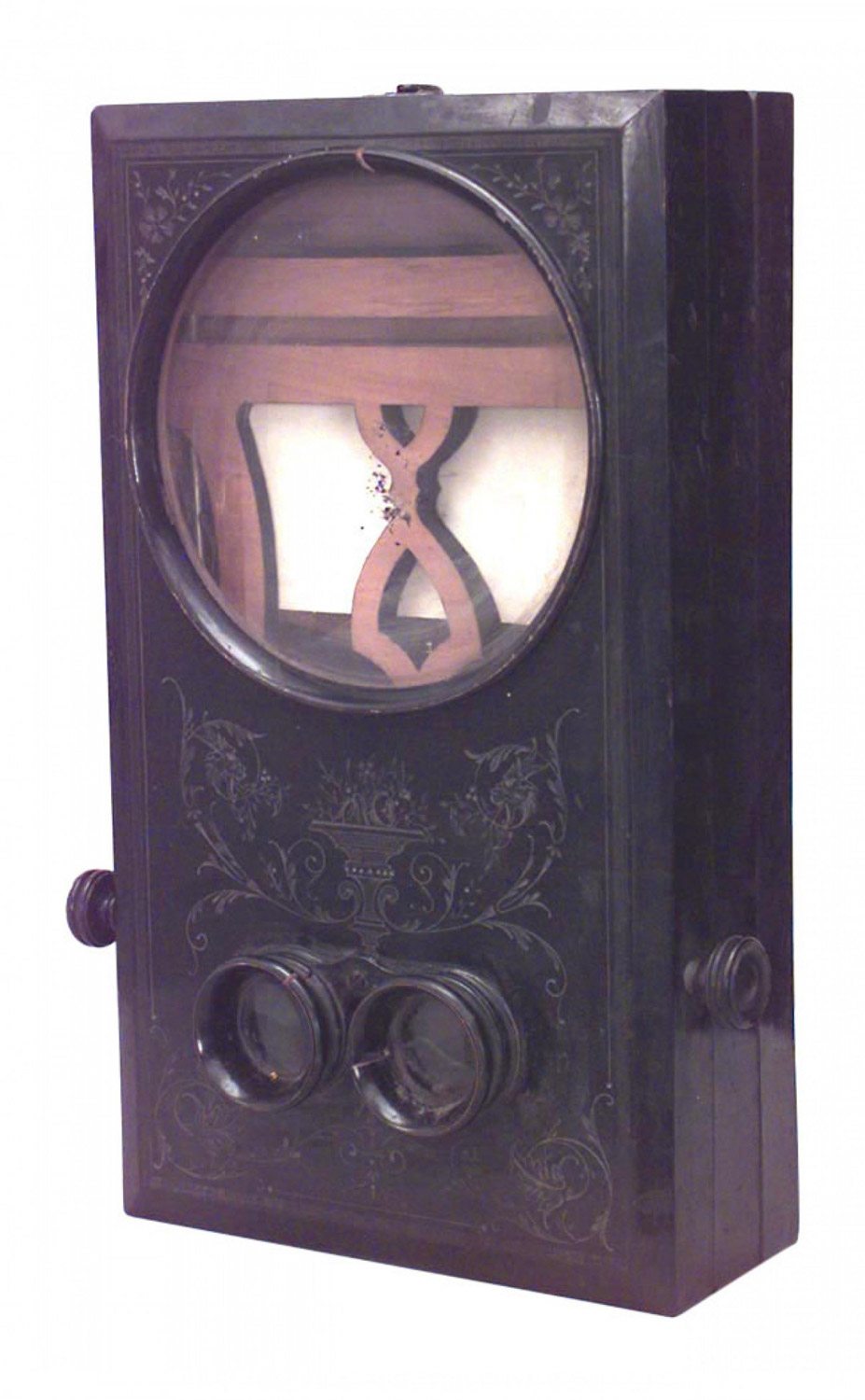 American victorian ebonized stereoscope