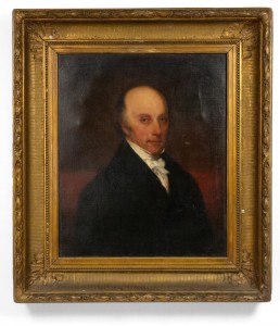 English georgian balding man portrait 1