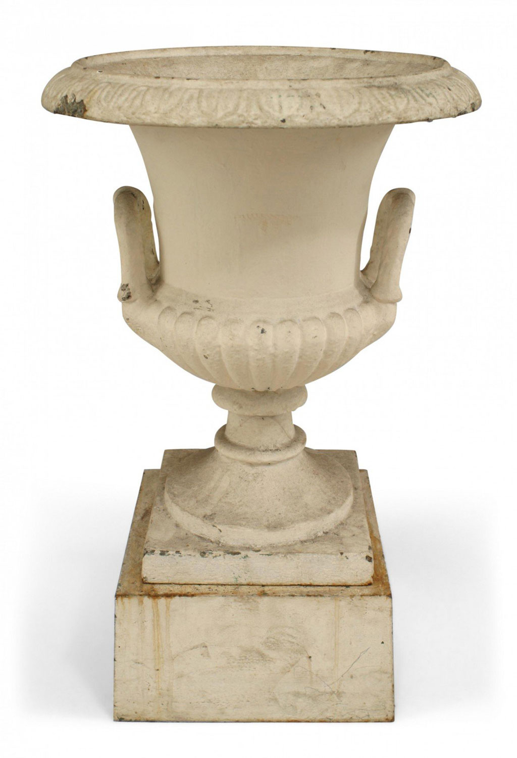 Outdoor victorian iron urn 4