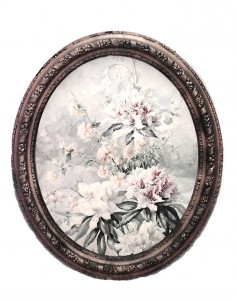 Watercolor flower still life