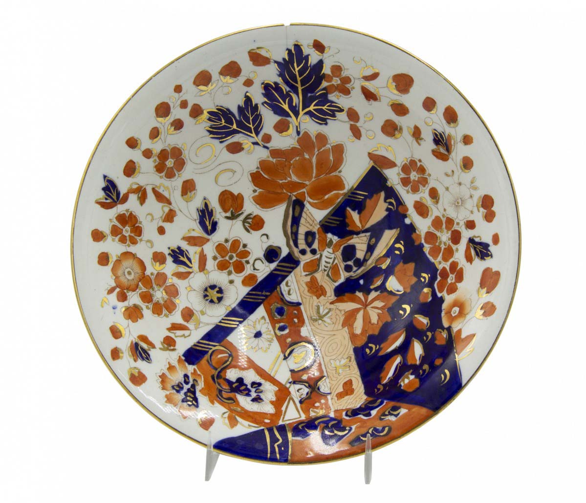 Pair of english victorian old derby porcelain bowls