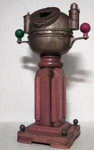 Victorian brass wood ship binnacle