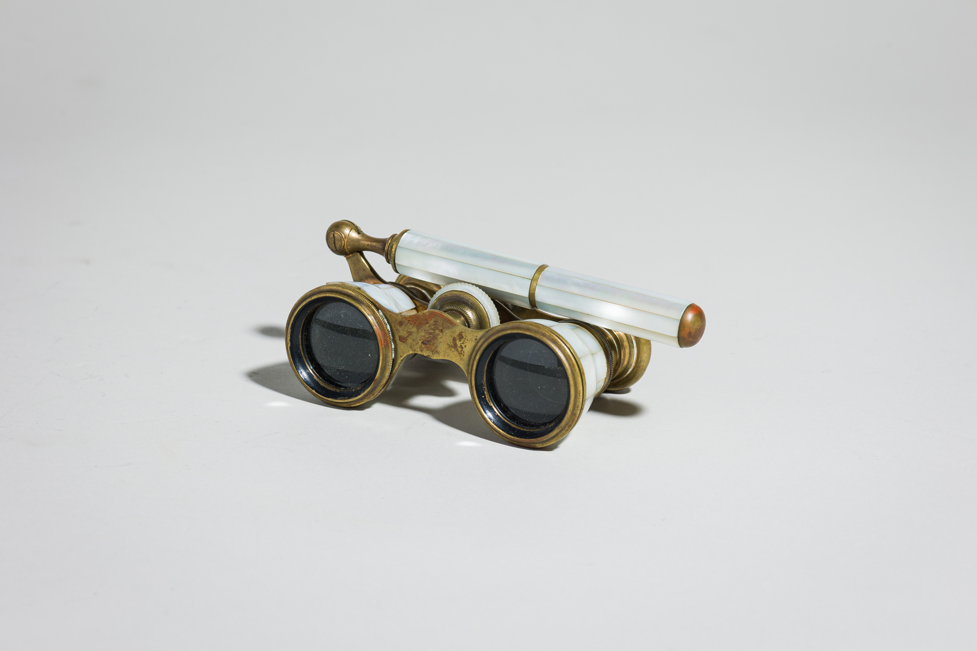 French victorian brass opera glasses