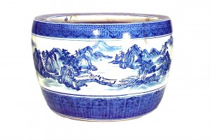Chinese blue and white porcelain pots 4