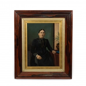 American victorian lady in black portrait 3