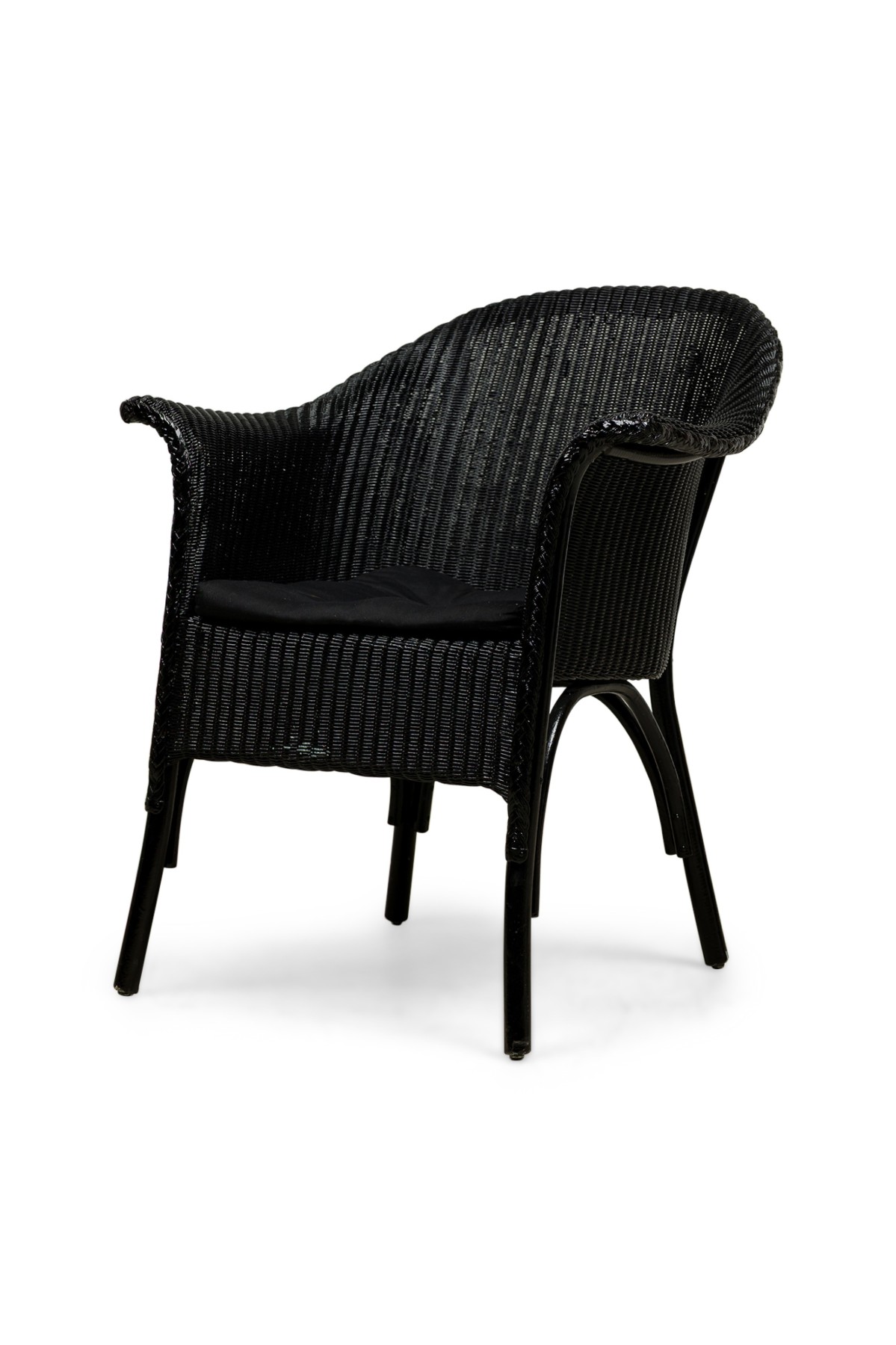 Seating armchair wicker european painted 051559b