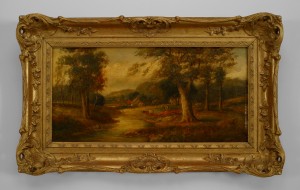 English victorian landscape of cows by a stream 4