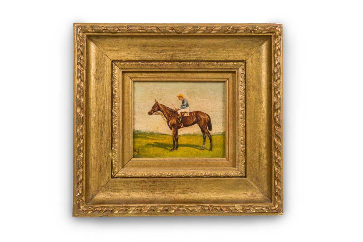 English country horse and jockey painting