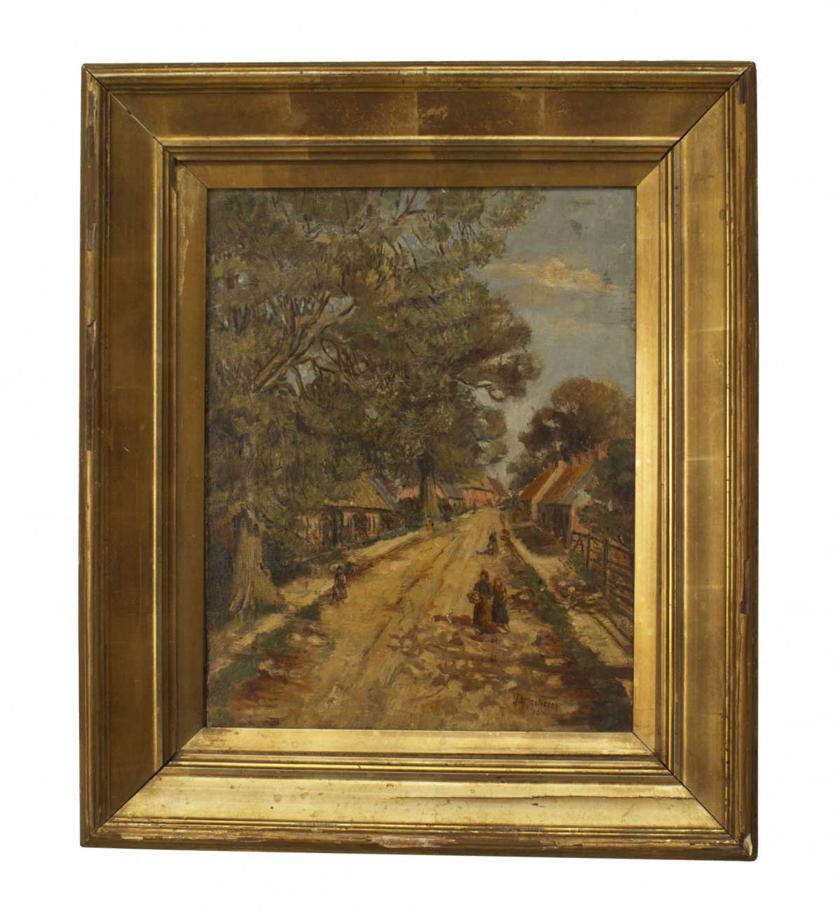 Victorian impressionist street scene