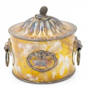 English victorian silver box