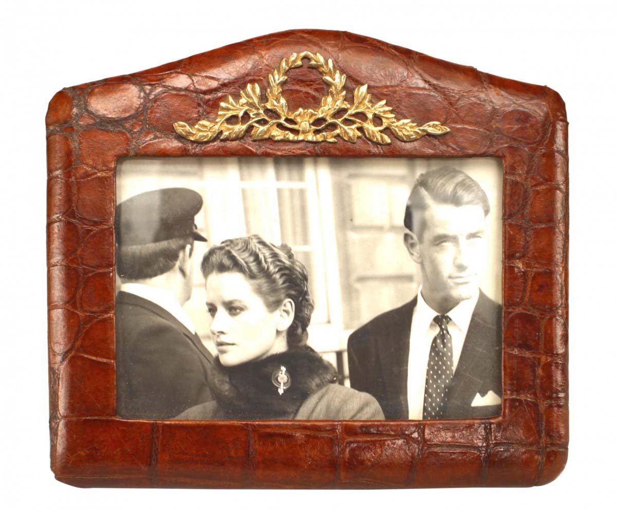 English brown crocodile picture frame 11