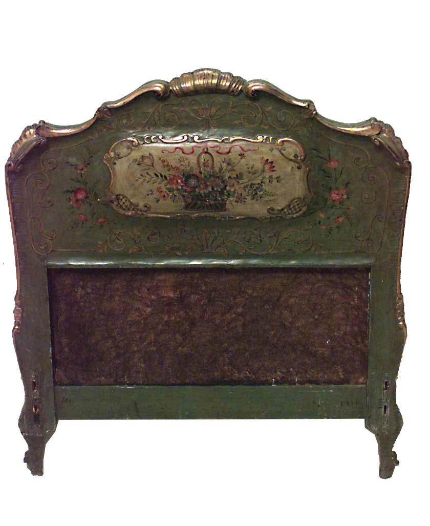 Italian painted twin beds 1