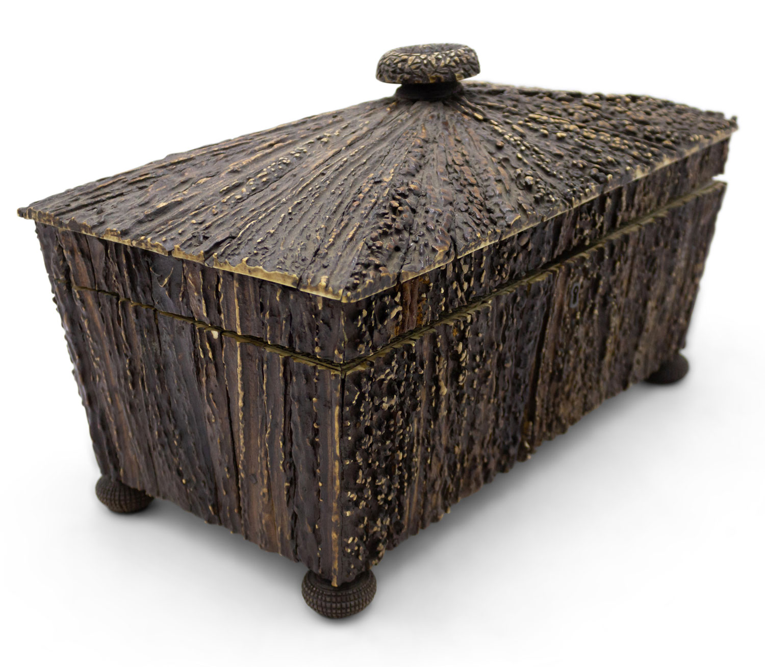 Anglo indian elk horn box 1