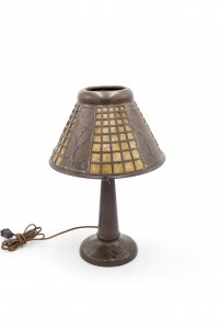 American mission heintz art metal table lamp 2