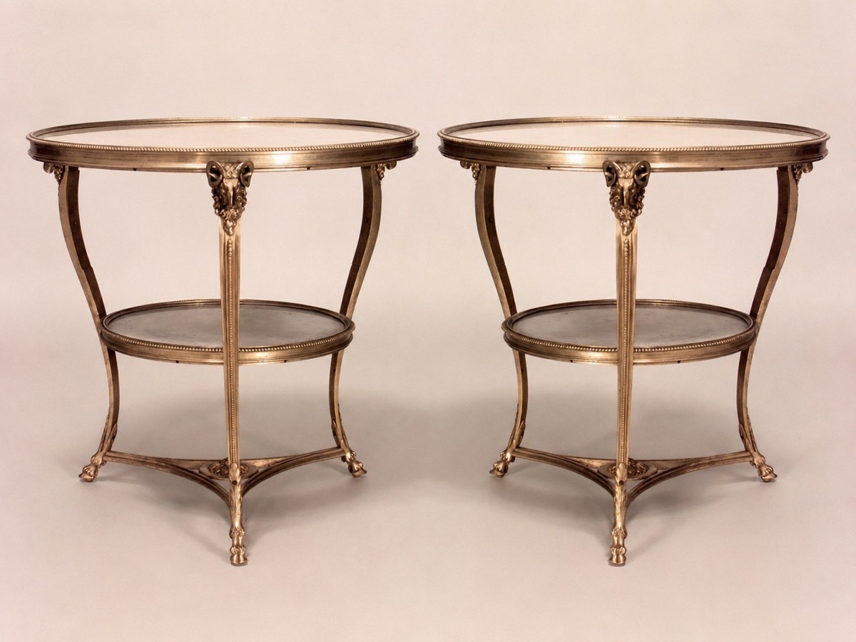 Table end side table french louis xvi bronze dore 057353