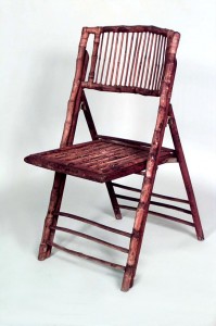 Seating chair set rustic adirondack bamboo 057823