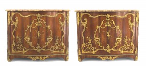 French louis xv rosewood commode