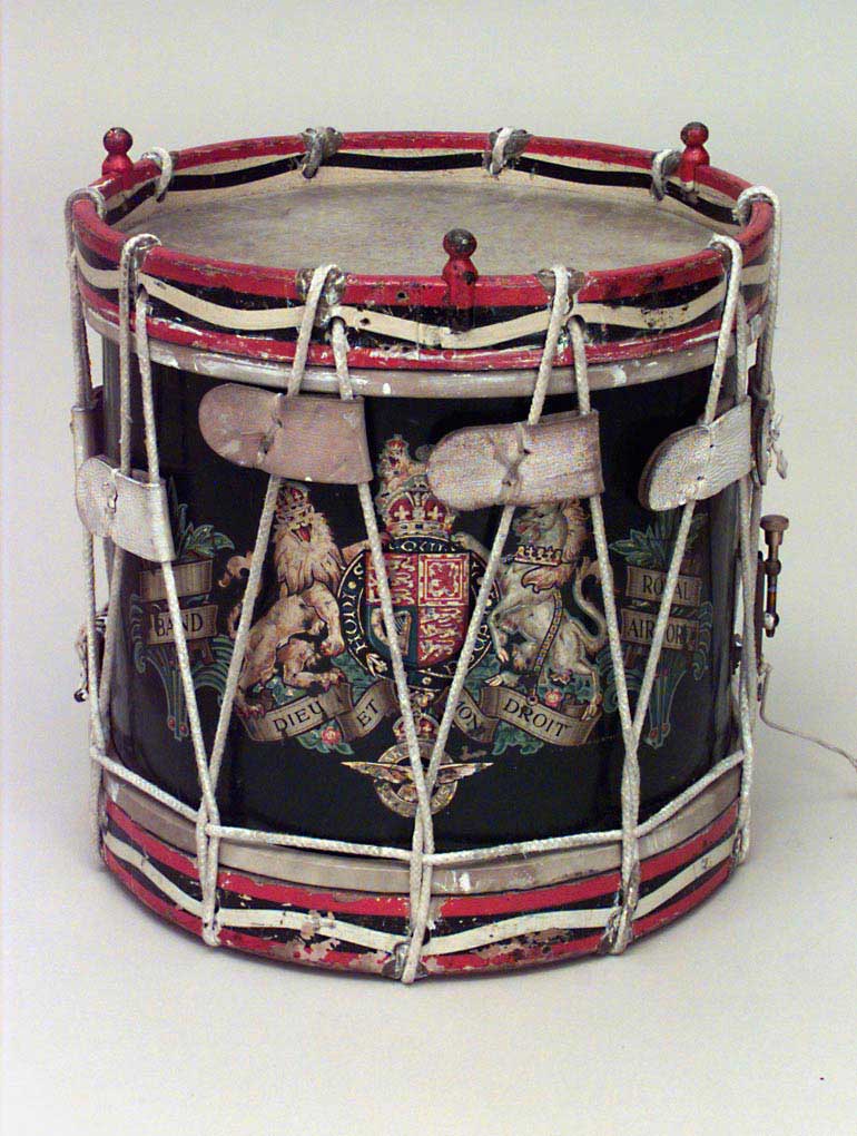 English victorian regimental drums
