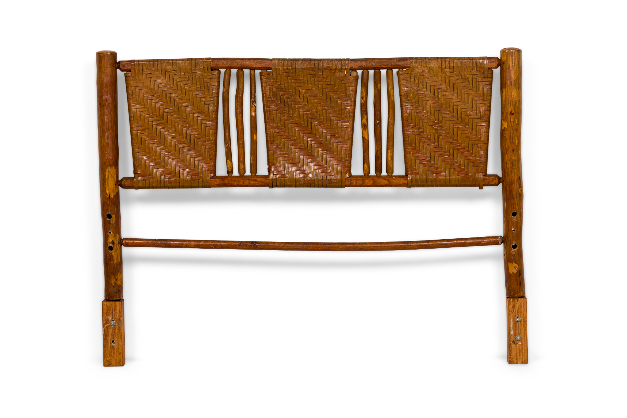 Rustic old hickory full headboard 1