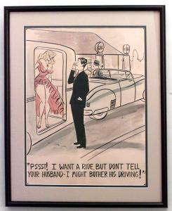 Paintings art cartoon mid century american watercolor 058811 1