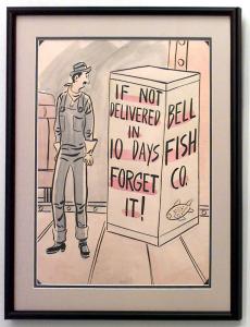 Paintings art cartoon mid century american watercolor 058896 1