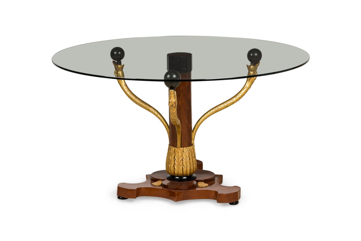 Swan center table