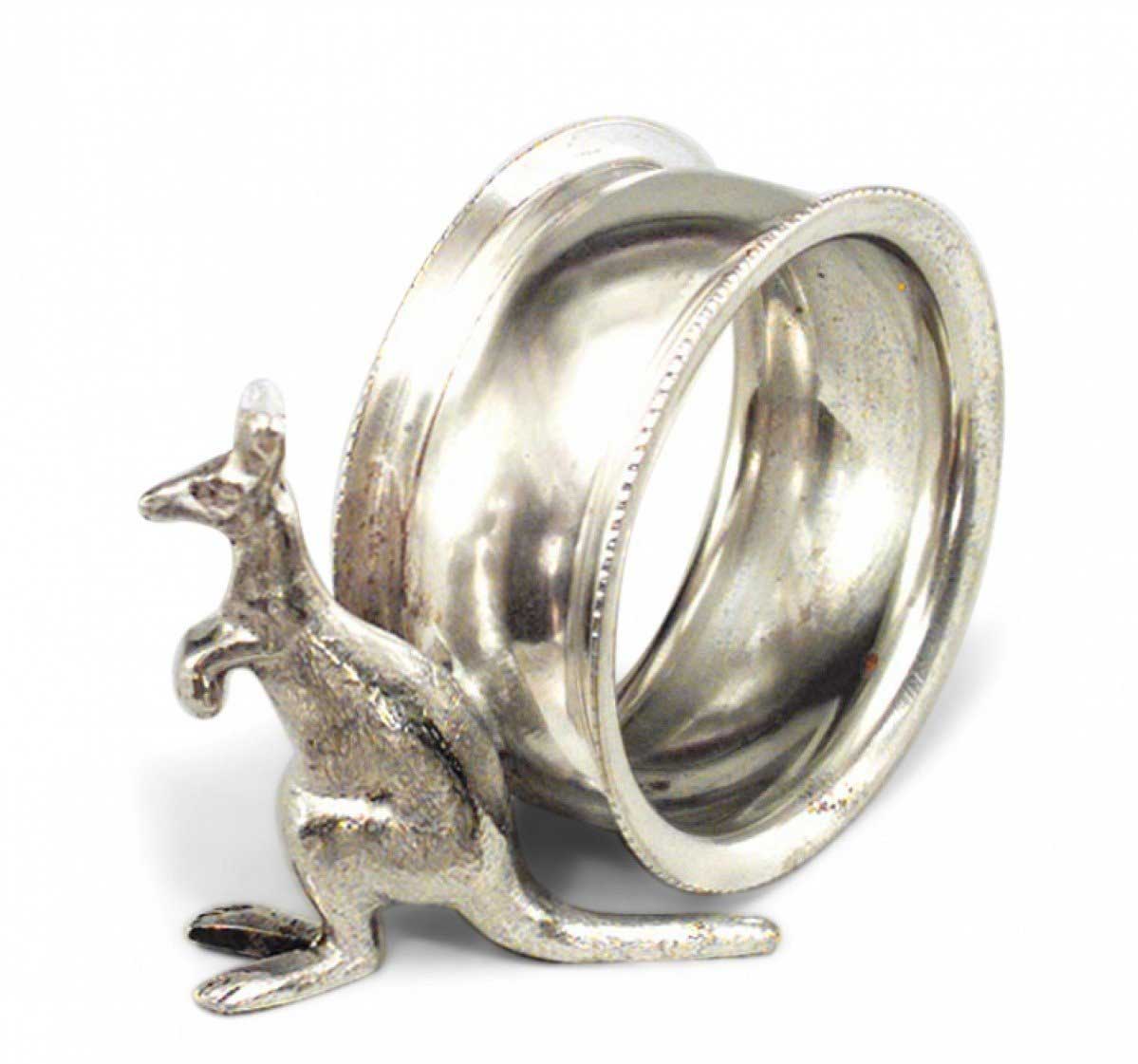English victorian silver plate napkin ring 3