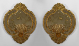 Mirror wall mirror italian venetian eglomise 060156