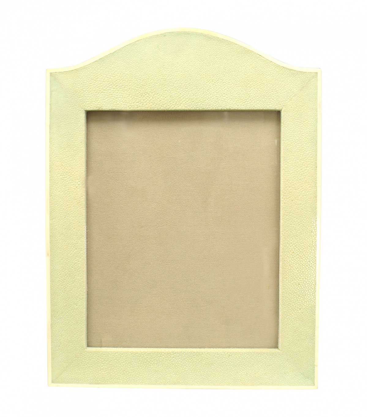 French art deco green shagreen picture frame 1