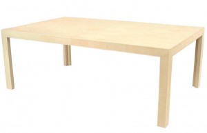 French art deco white shagreen coffee table 2