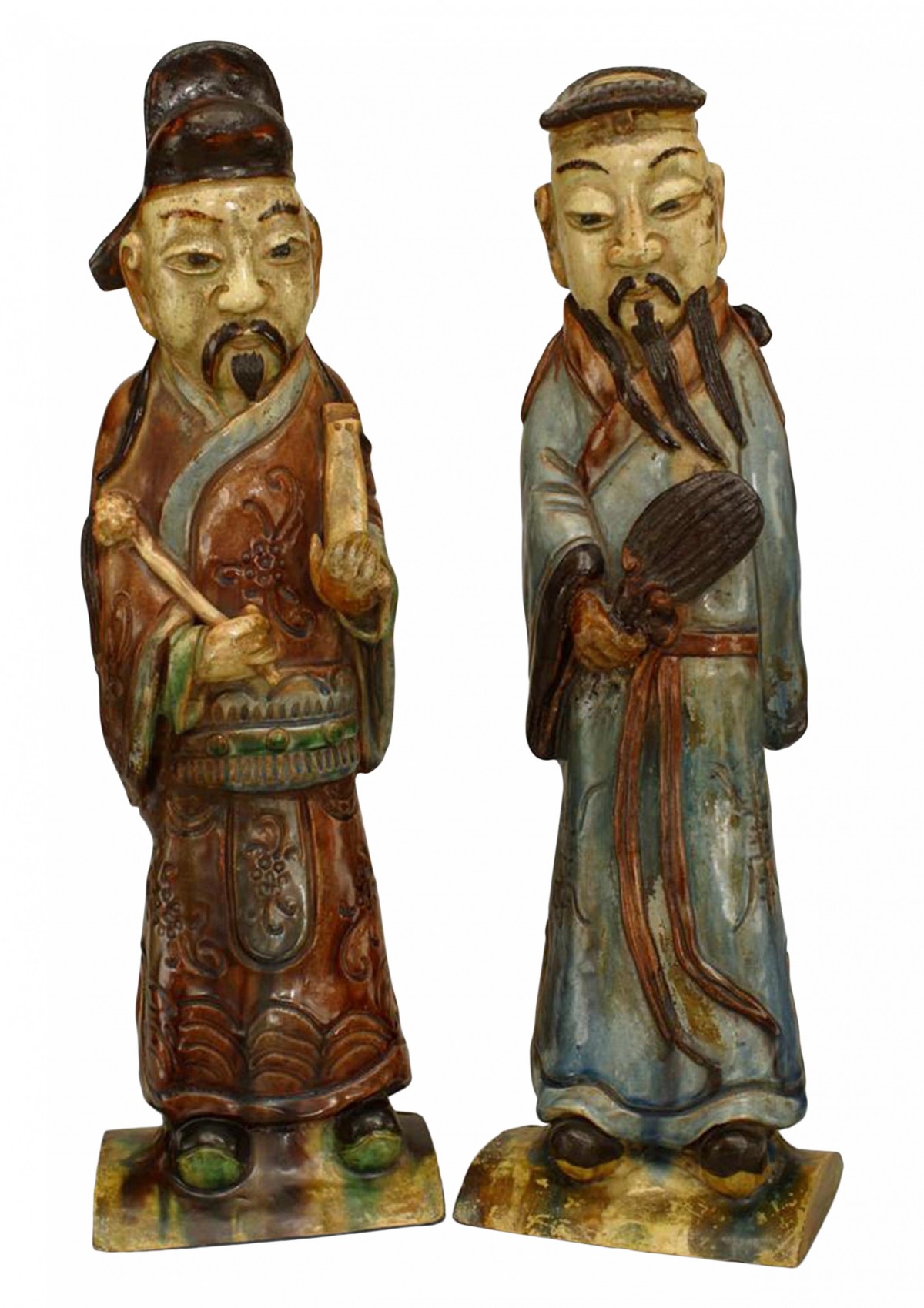 Chinese porcelain male figures