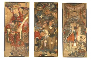 Chinese watercolor portraits