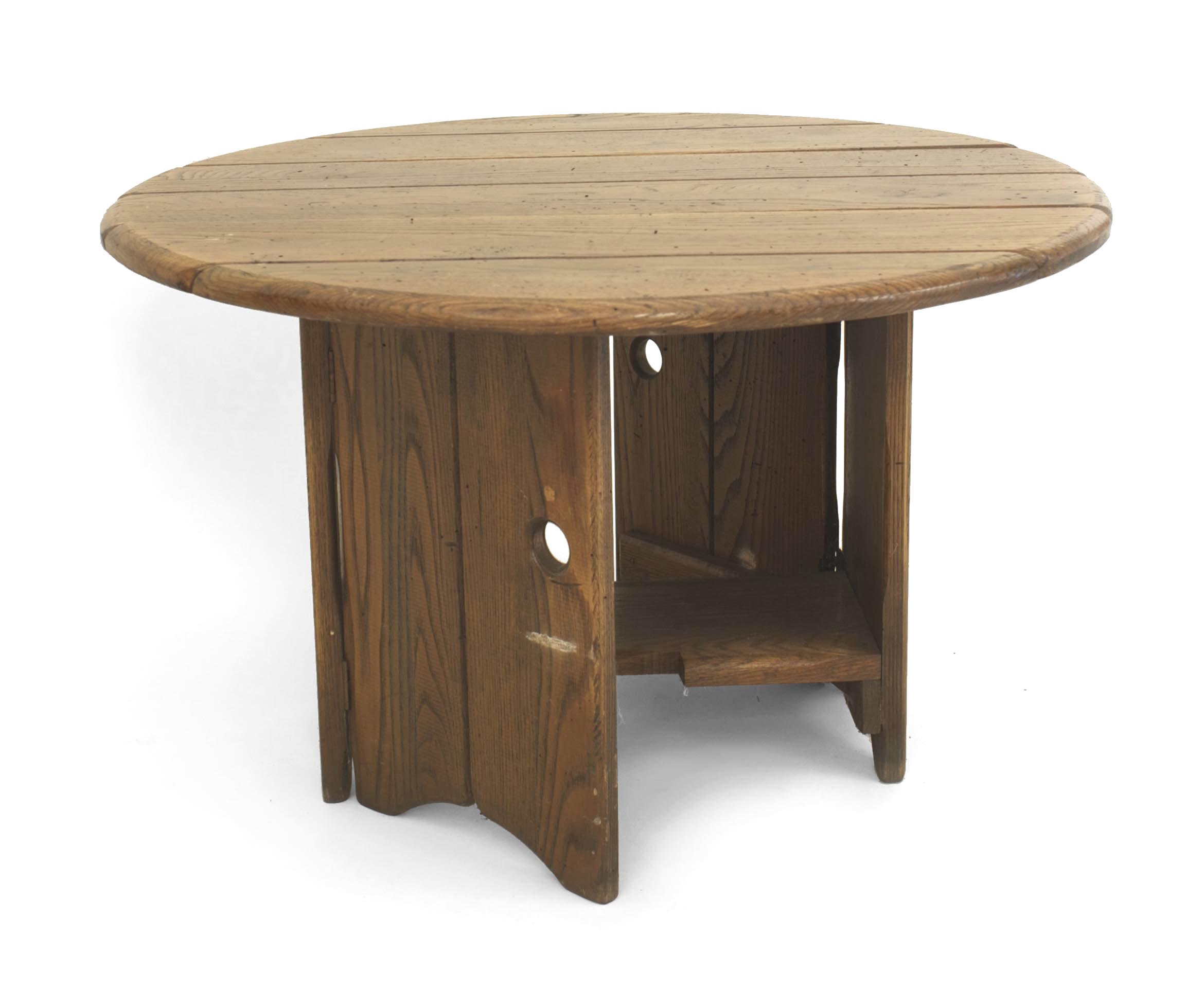 Rustic old hickory coffee table 1