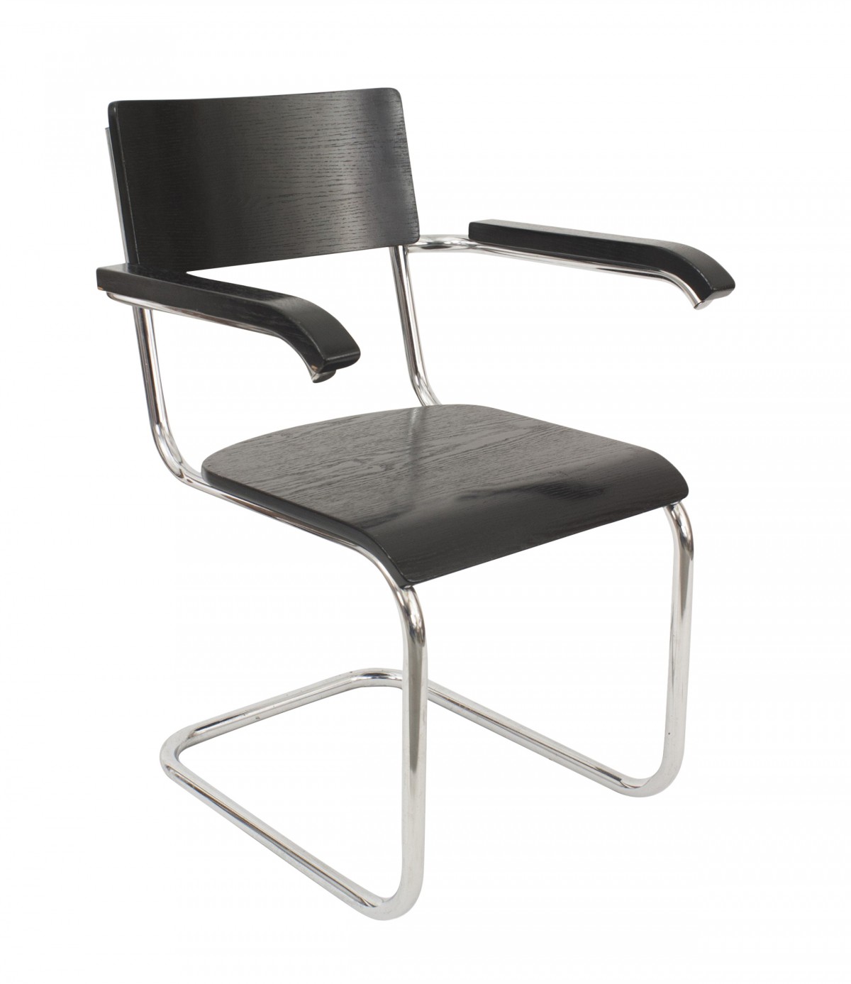 German art deco lacquered arm chair