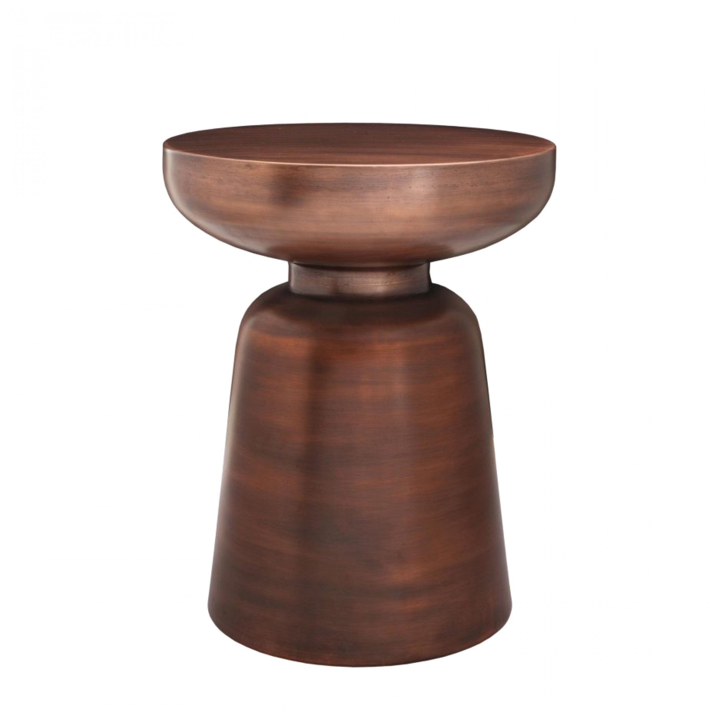 Contemporary hourglass iron end tables