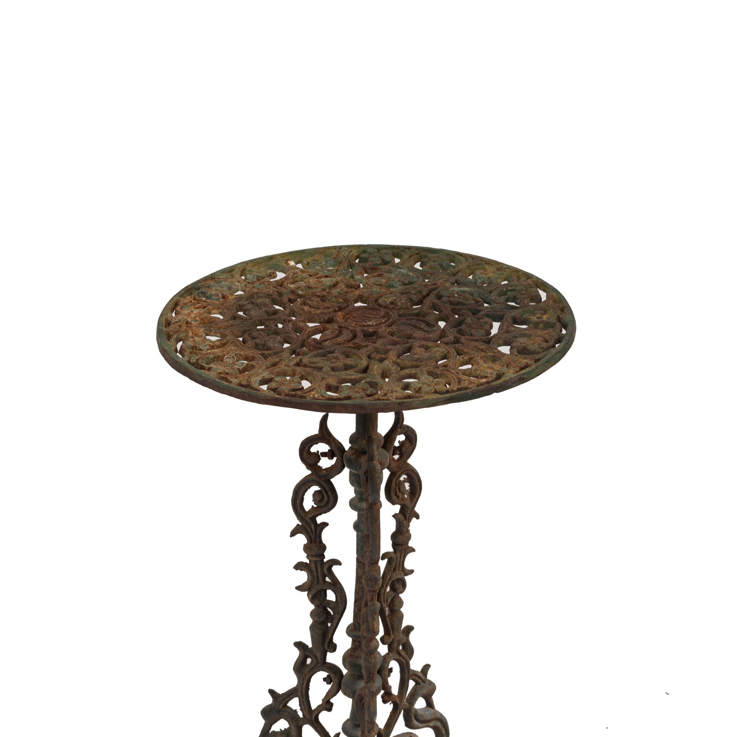 American victorian outdoor iron end tables