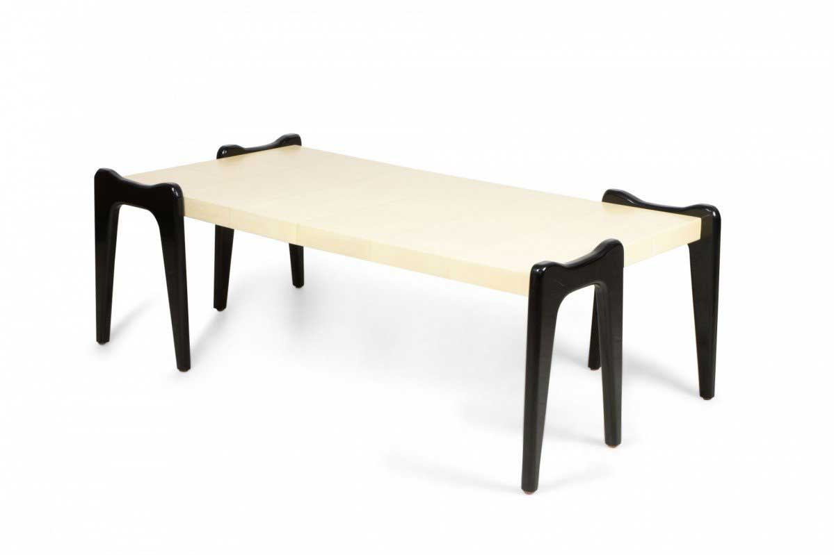 Italian parchment veneer coffee table 1