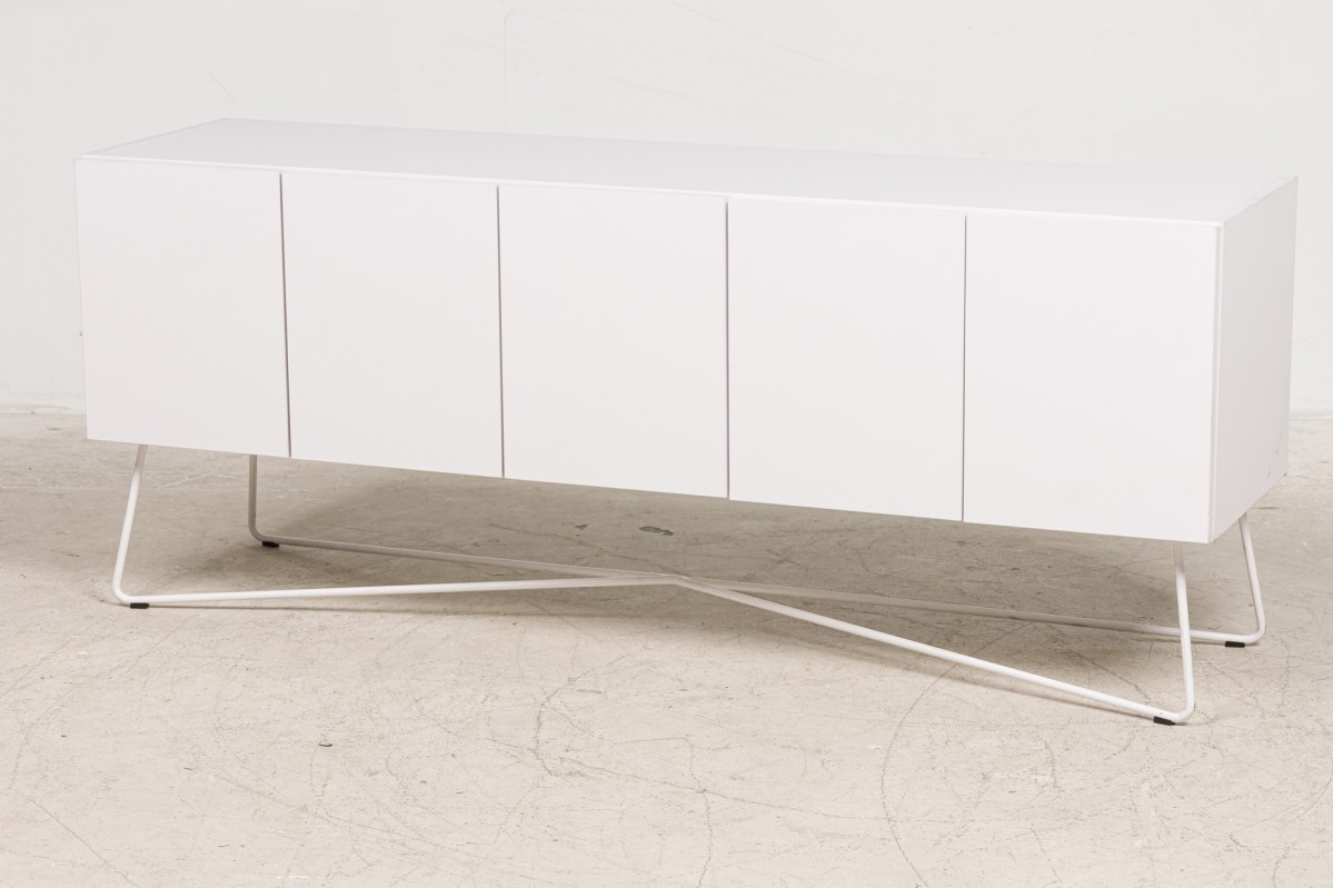 Knoll contemporary rockwell white credenza