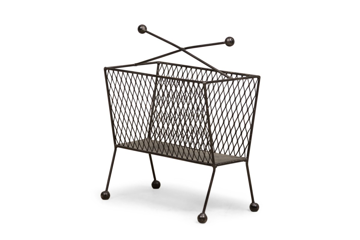Contemporary american magazine rack