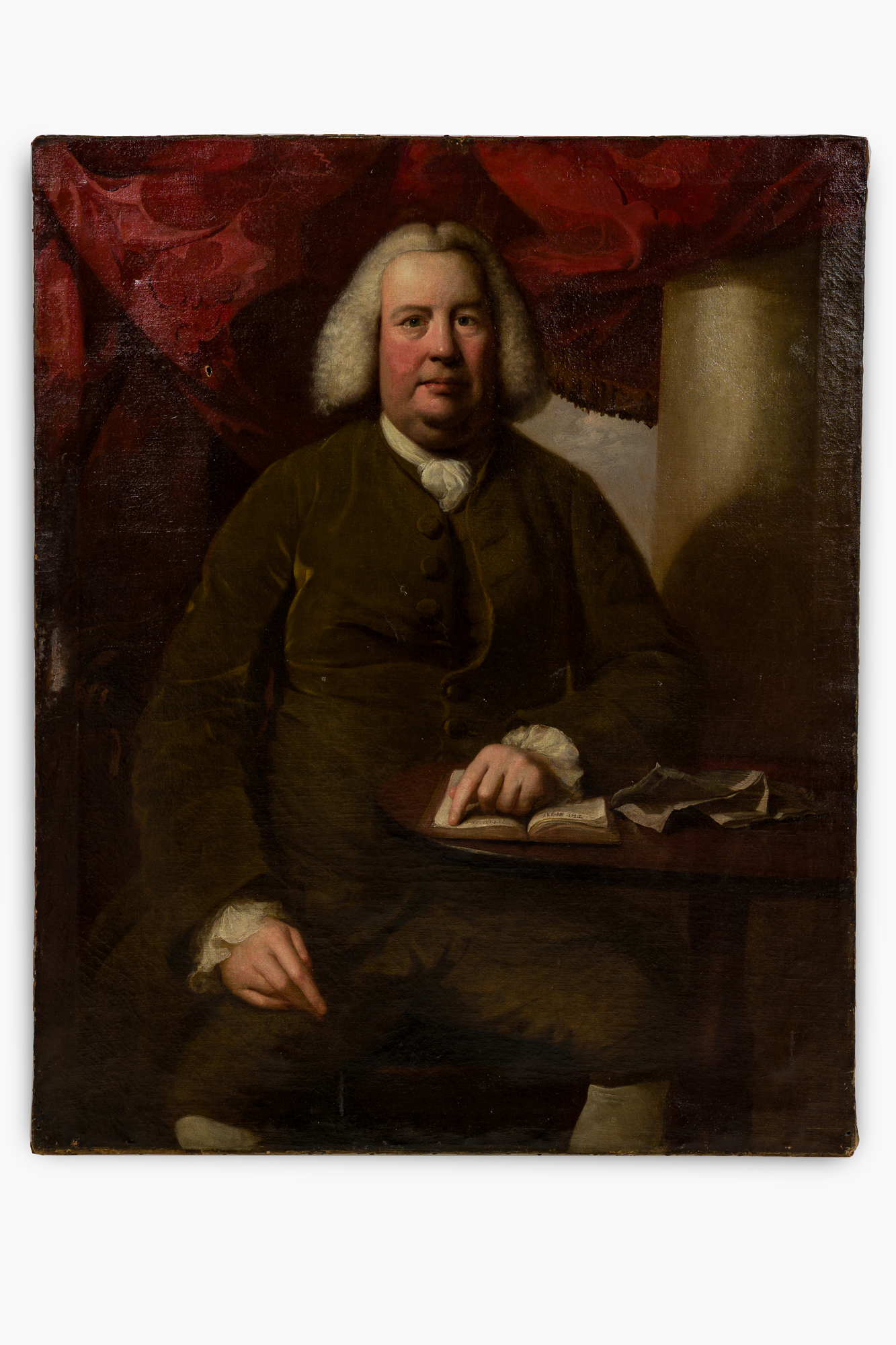 Mason chamberlain attributed oil on canvas 064637
