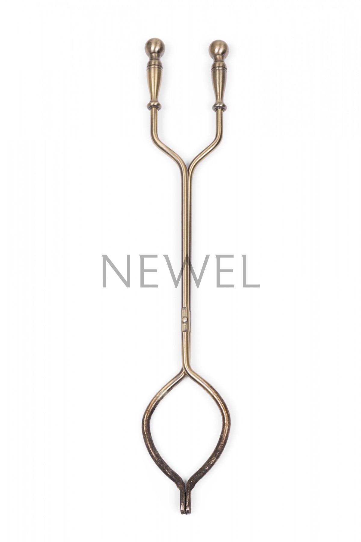 4 piece contemporary set of metal fire tools