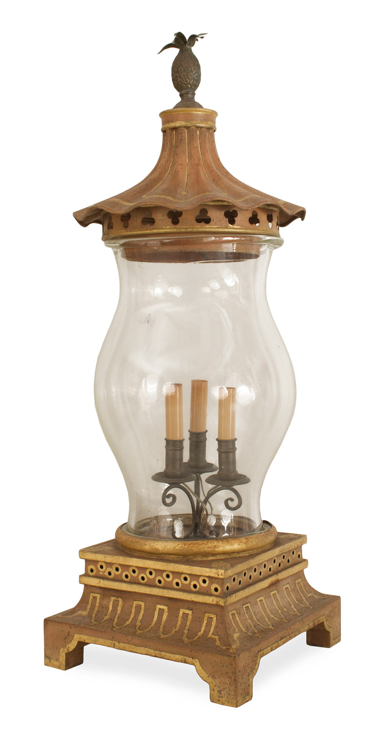table hurricane lamps