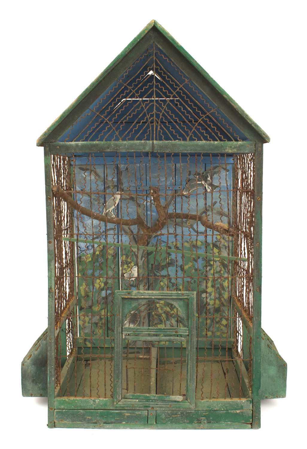 Country victorian bird cage