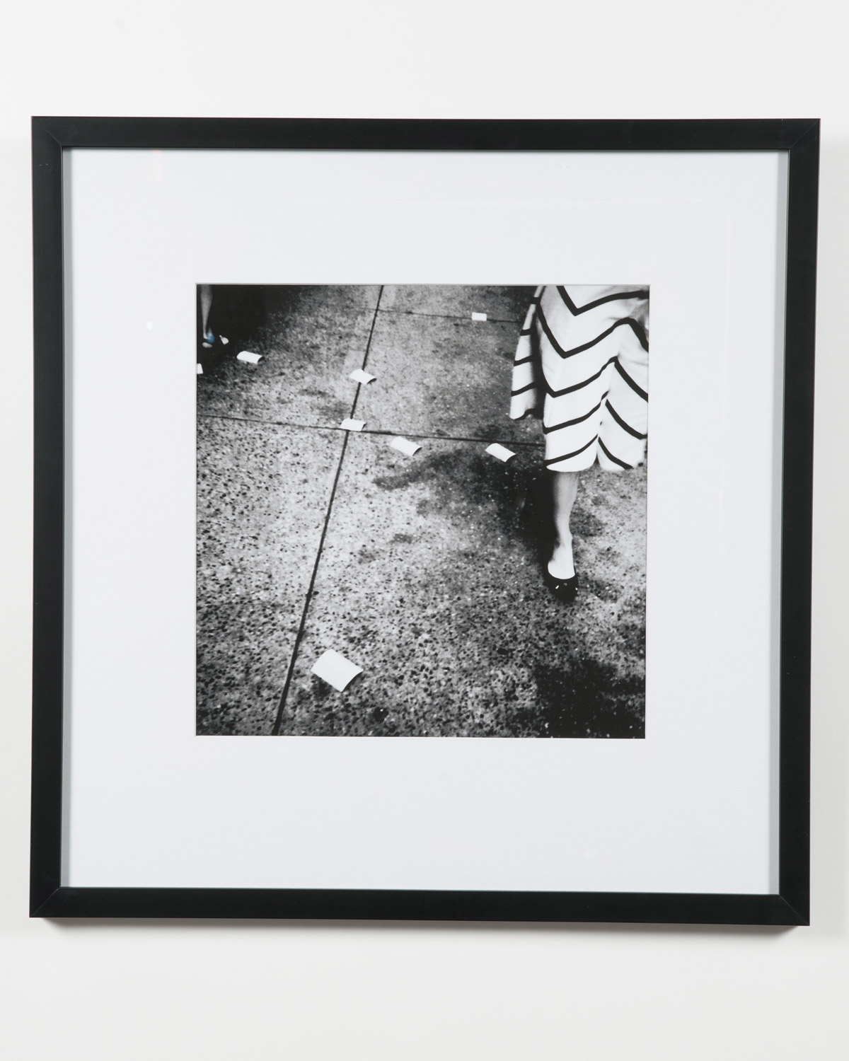 Black and white photograph art print in a black resin frame under plexiglass see also bat011 bat013 bat014 bat015 bat010 contemporary post war