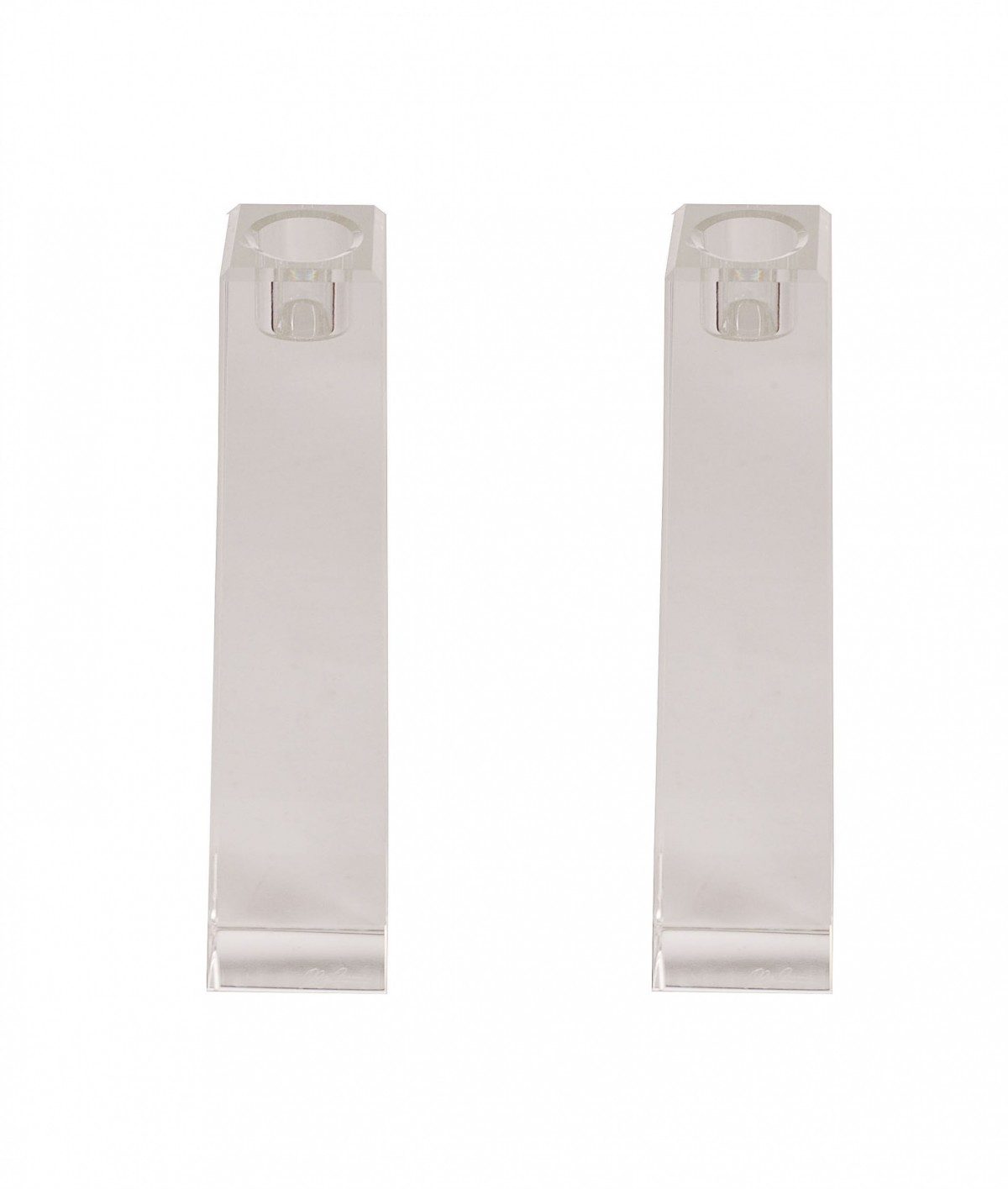 Crystal taper candleholders