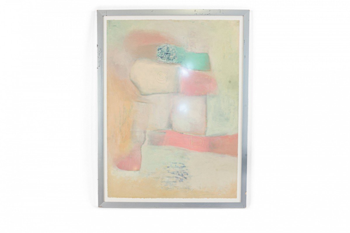 American post war abstract oil painting 48